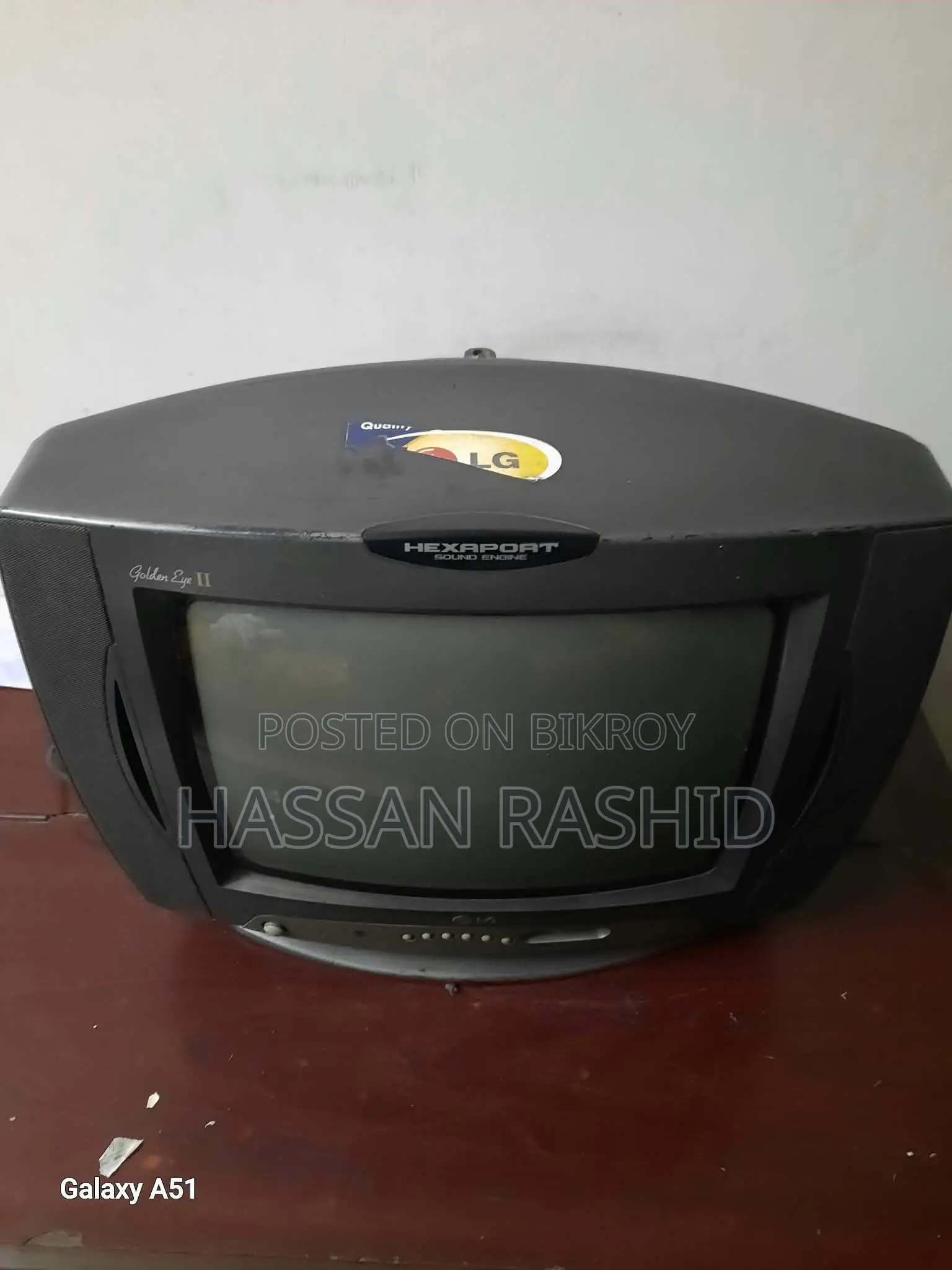 ১৪ ইঞ্চি LG অরিজিনাল কোরিয়ান হেক্সাপার্ট ভার্সন CRT টিভি Vintage