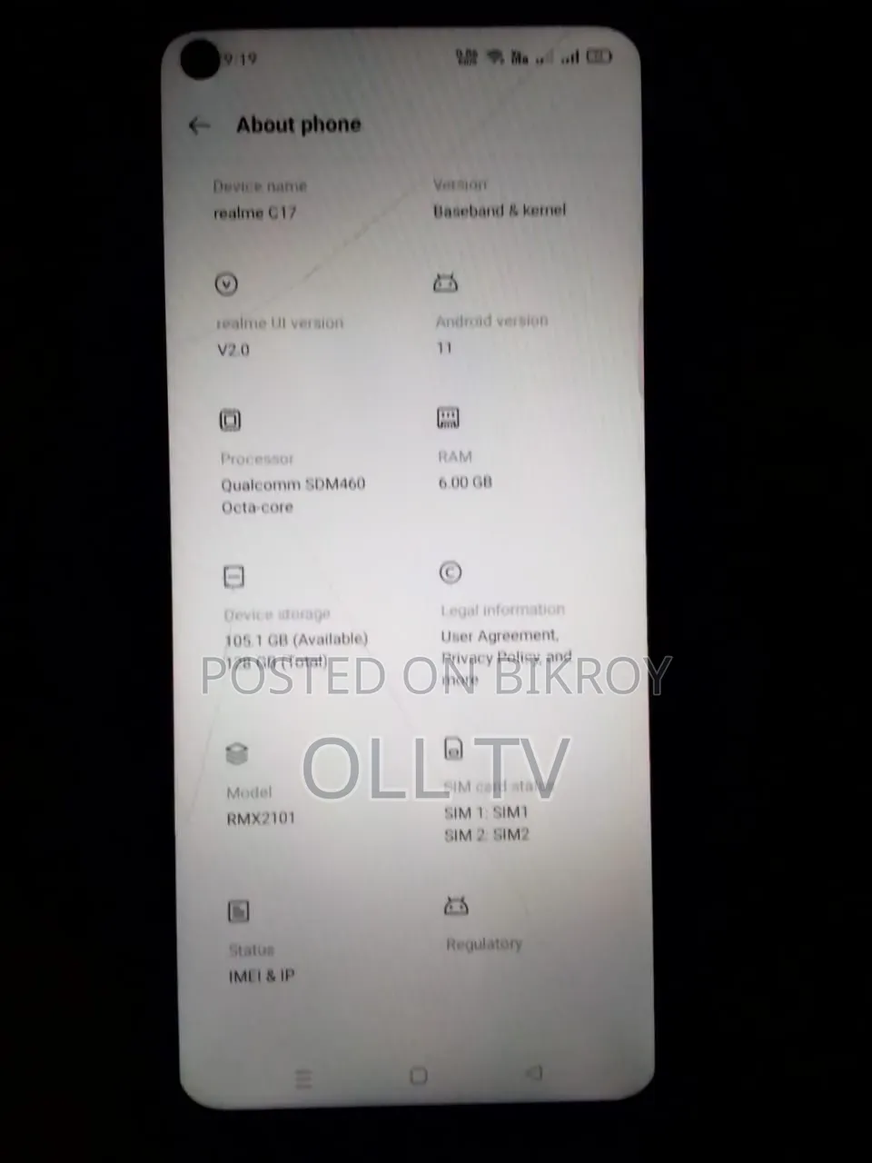 Realme C17 128 GB Blue