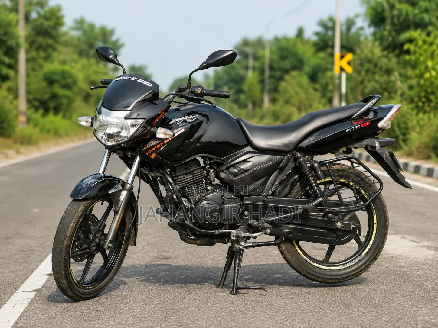 TVS Apache RTR 160 2V 2012 Black