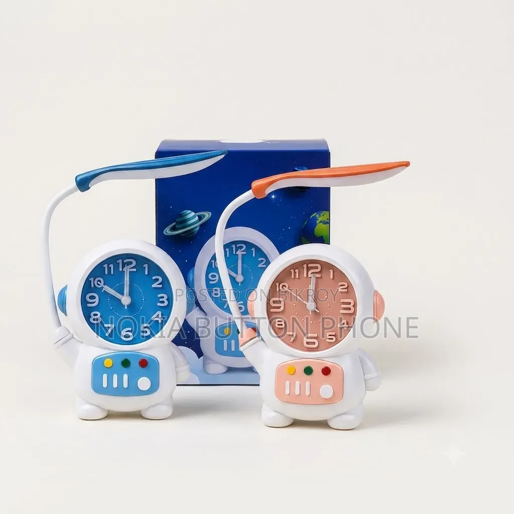 Astronaut Desk Lamp With Alarm Clock