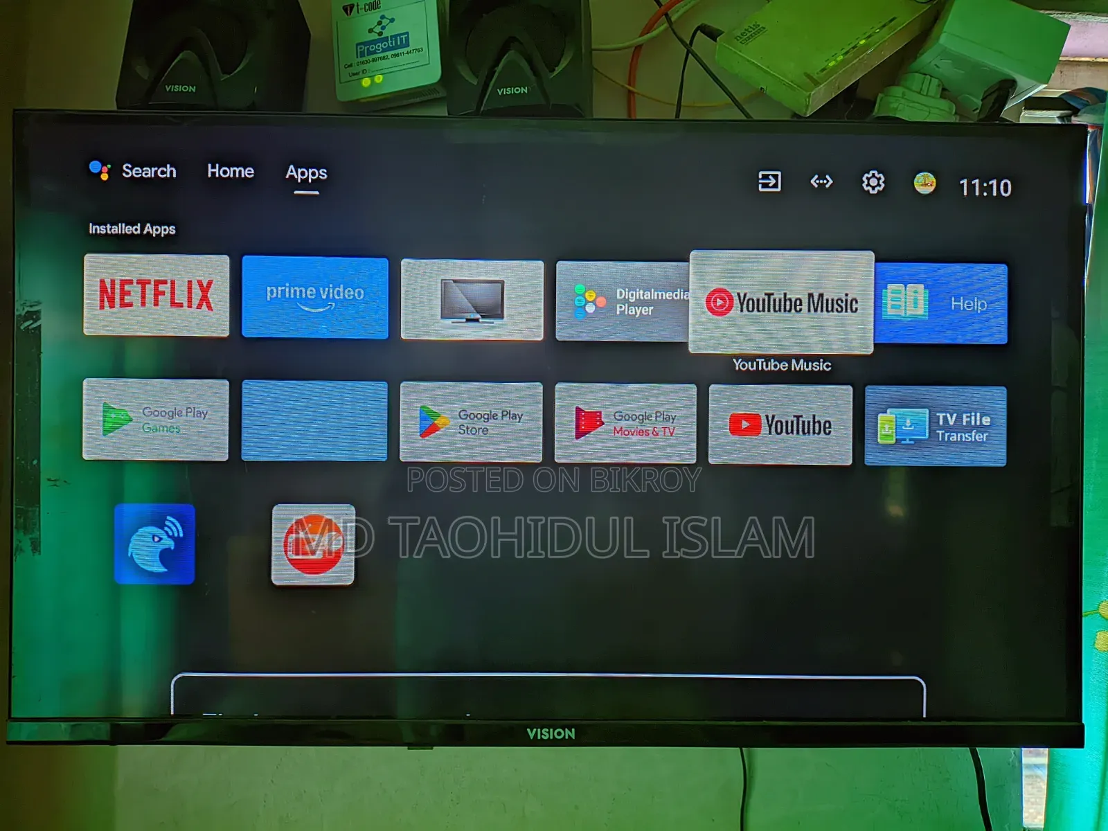 32" Vision Android TV for sale, urgently.