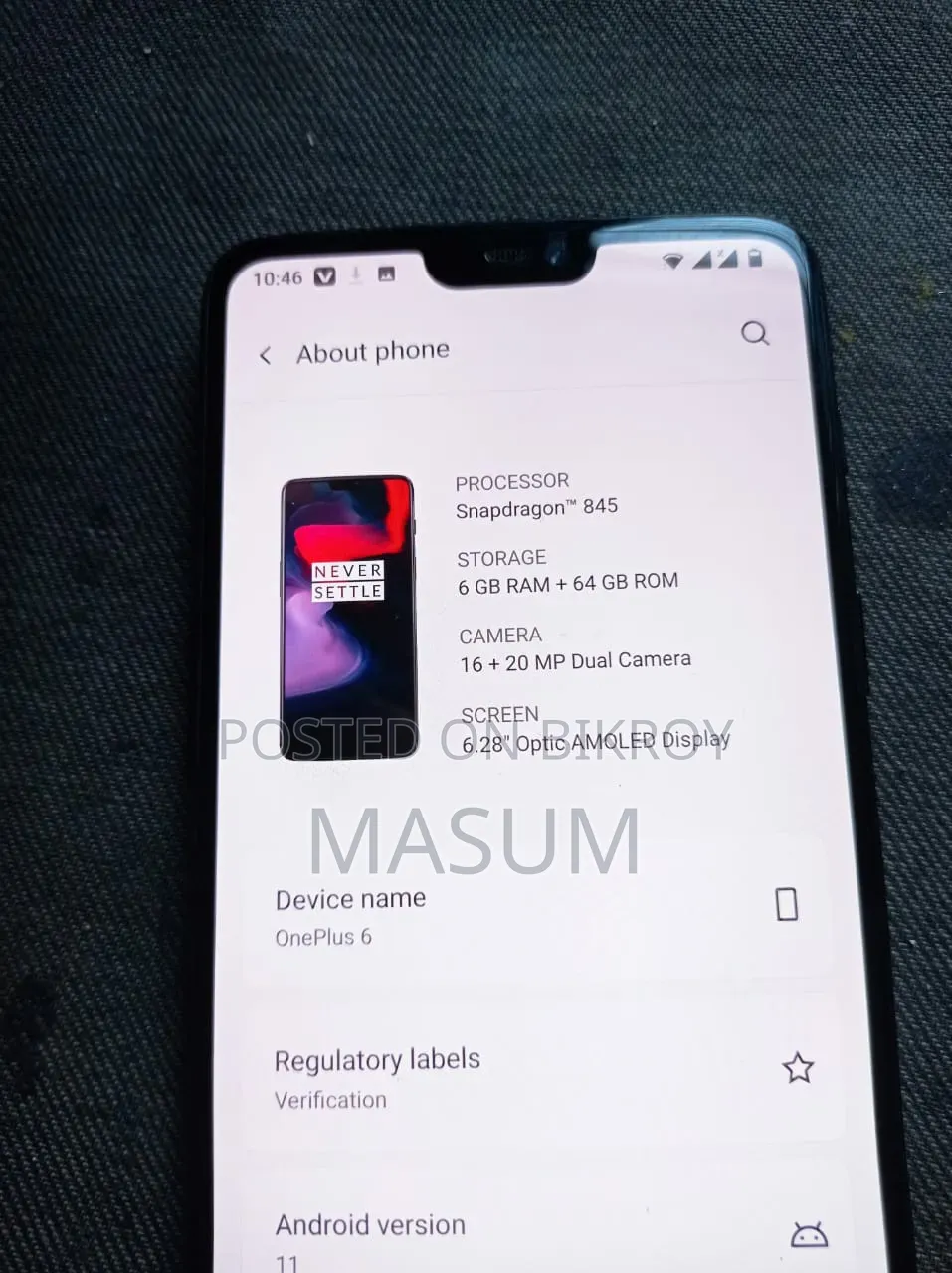 OnePlus 6 64 GB Black