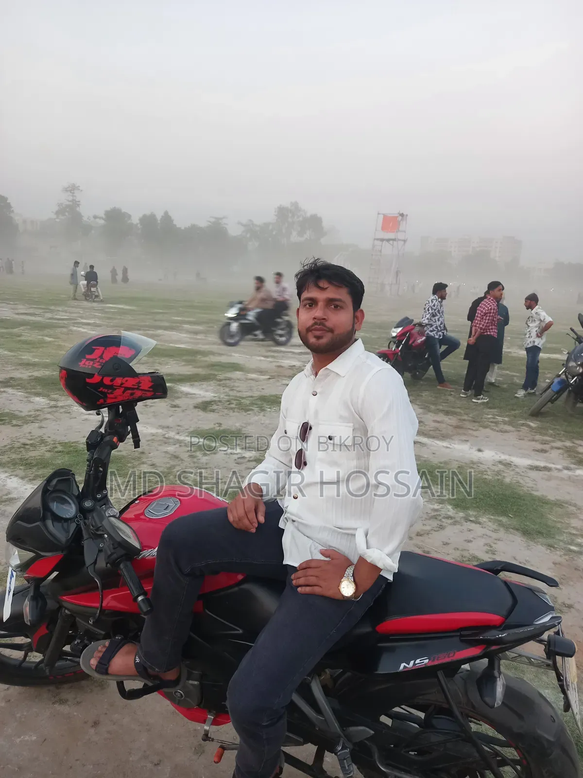 বাজাজ পালসার এনএস ১৬০ ২০১৯ লাল
