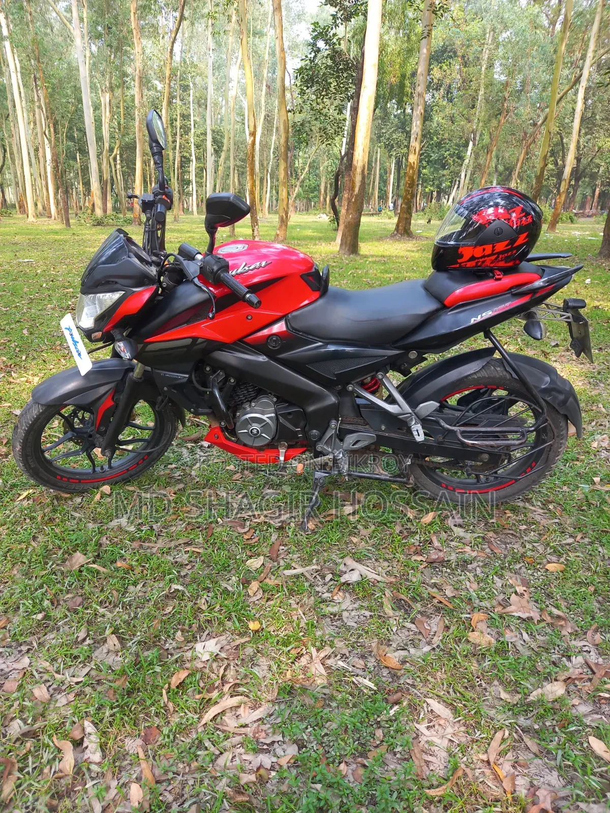 বাজাজ পালসার এনএস ১৬০ ২০১৯ লাল