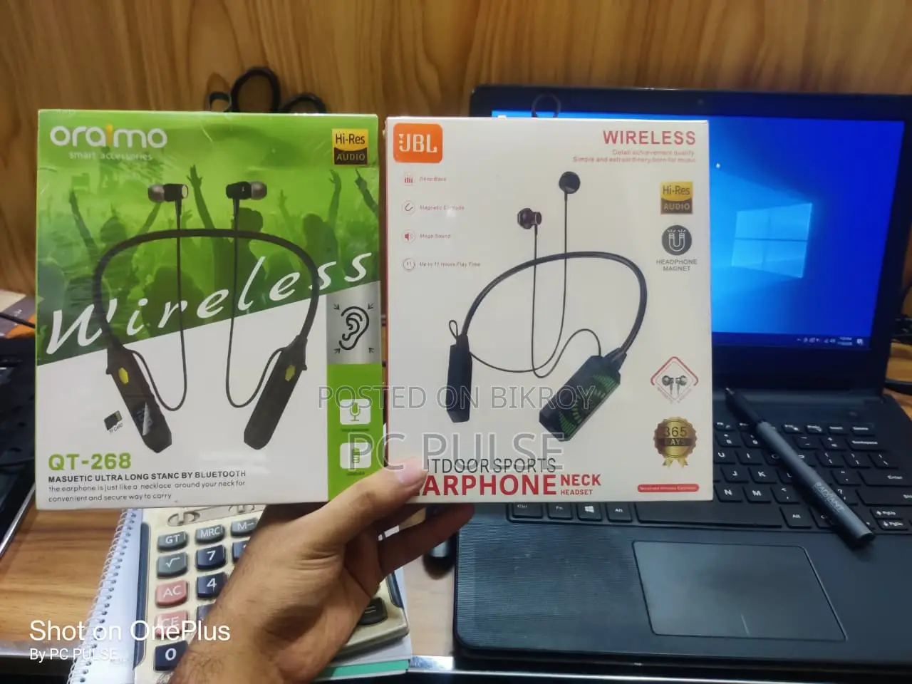 Oraimo Wireless Neckband Headset (QT-268) / Outdoor Sports Neckband