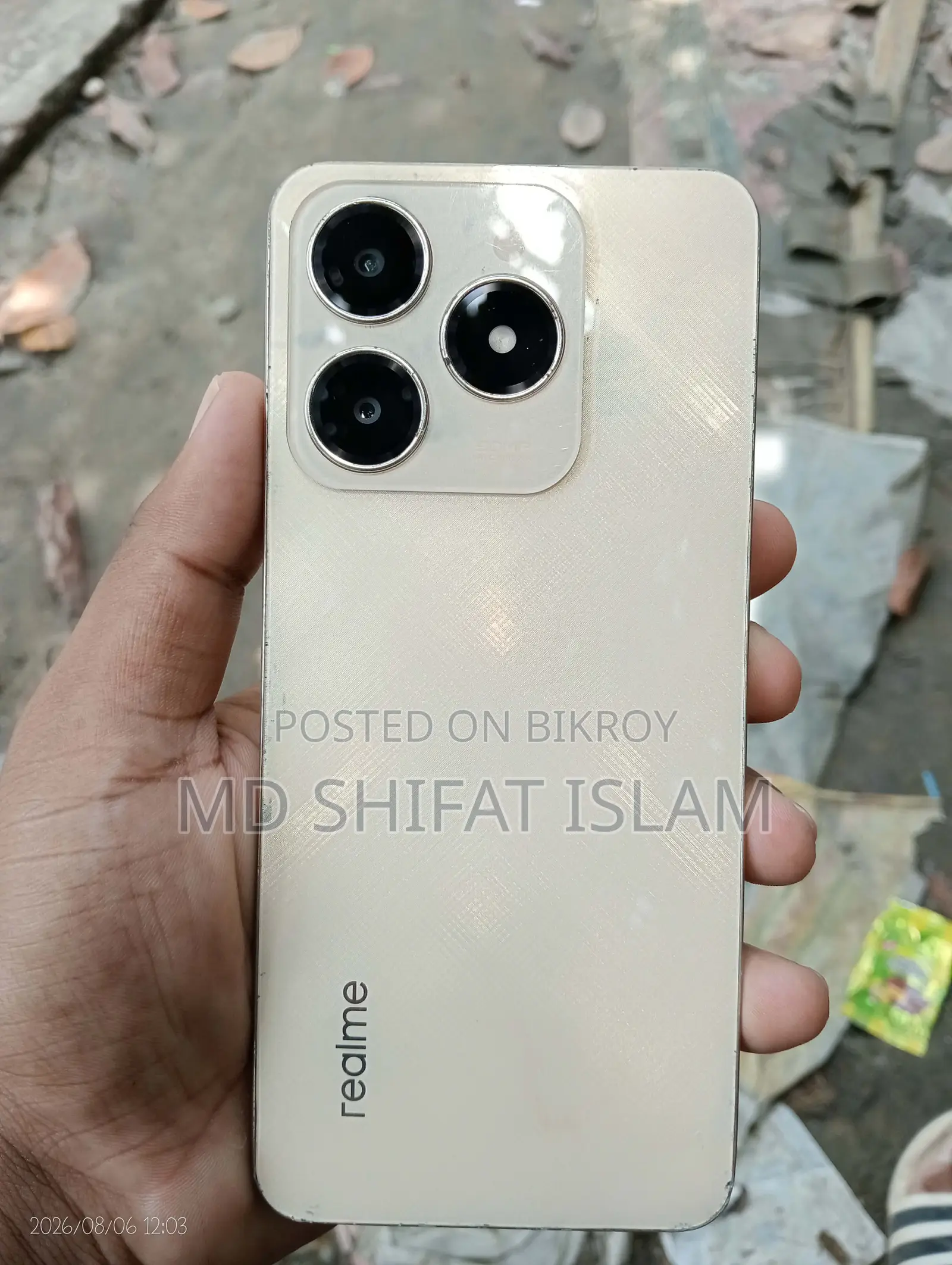 রিয়েলমি সি৬১ ১২৮ জিবি গোল্ড