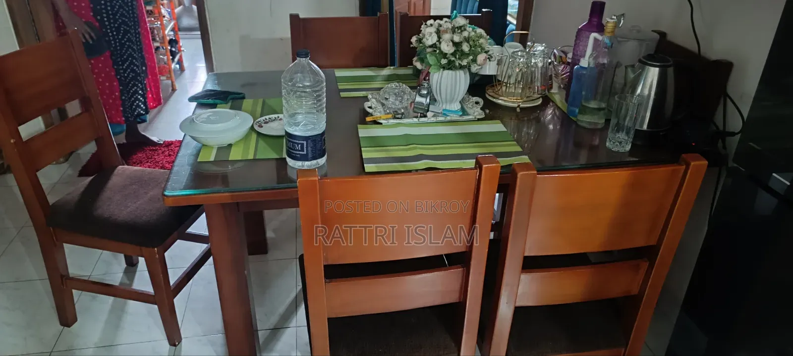 Six Chair Dining Table