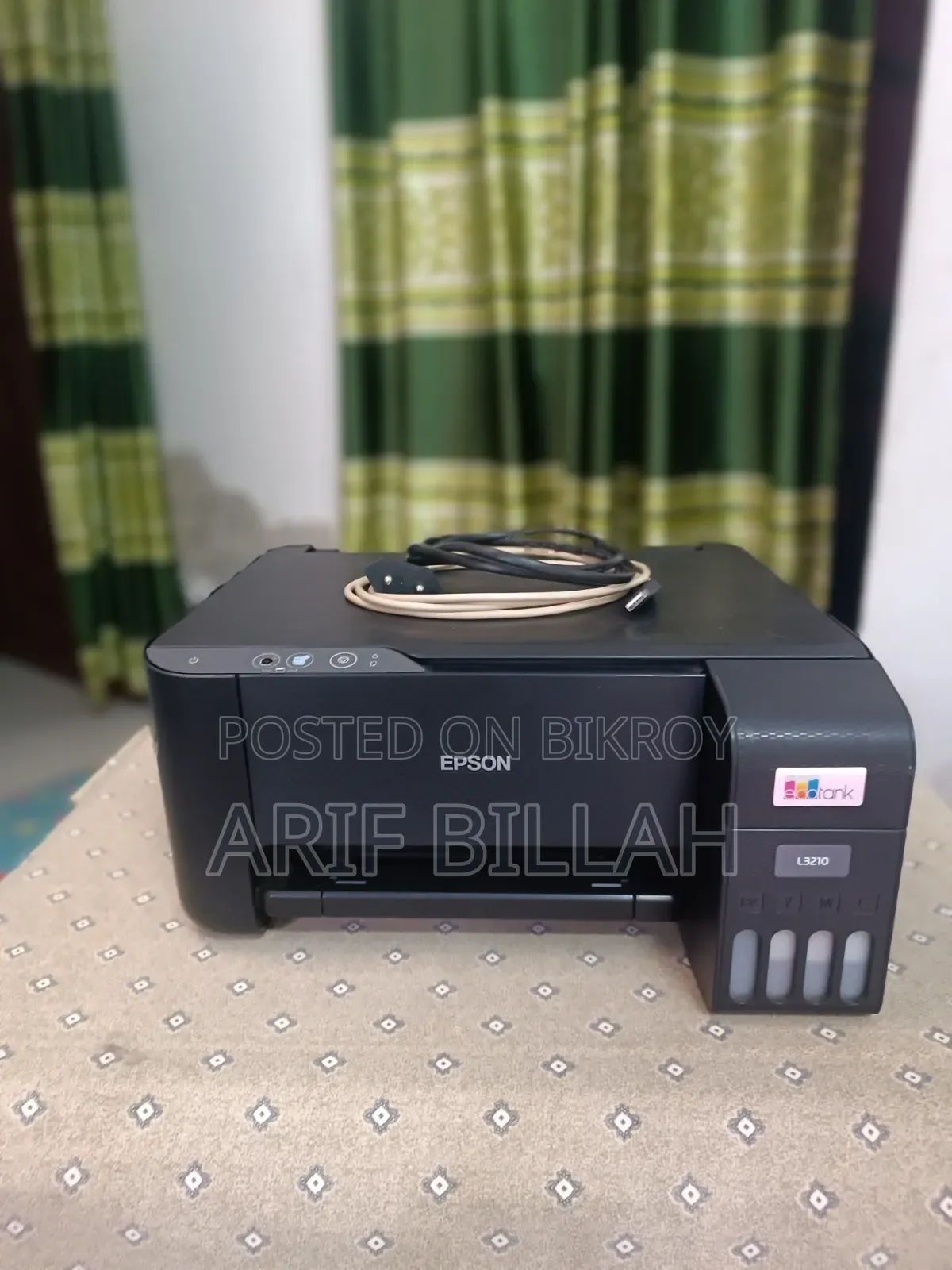 ইপসন এল ৩২১০ নতুন কন্ডিশন ৩ ইন ১ প্রিন্টার
