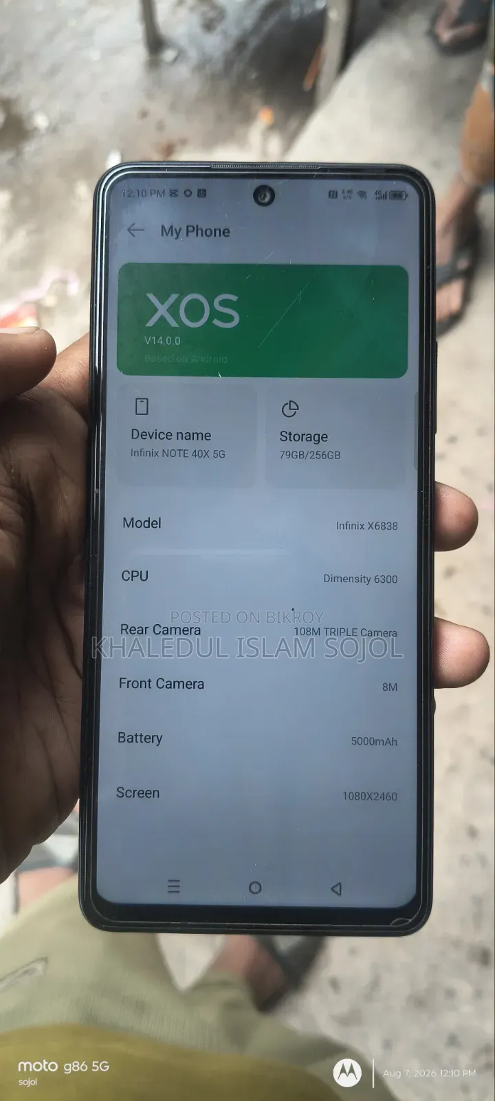 Infinix Note 40S 256 GB Black