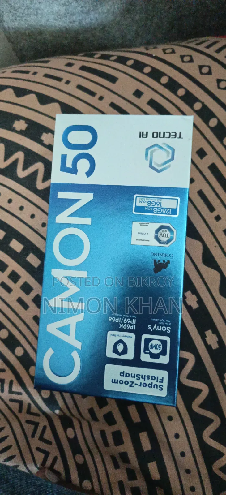Tecno Camon 50 256 GB Blue