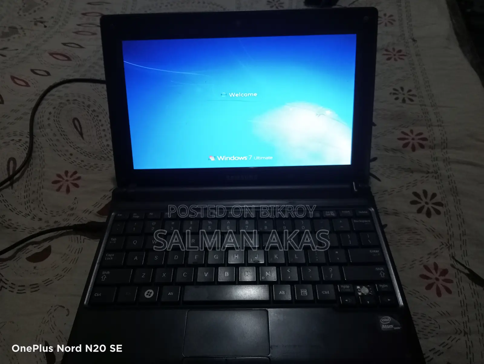 Laptop Samsung NP-N102SP 1GB Intel Atom HDD 320GB