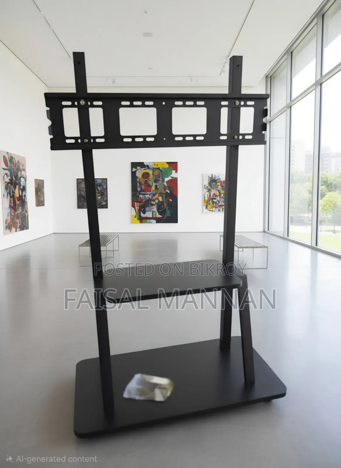 Movable Metal TV Trolley