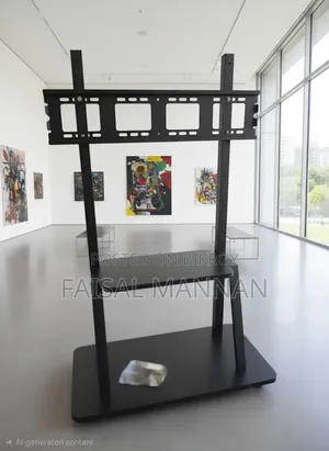 Movable Metal TV Trolley