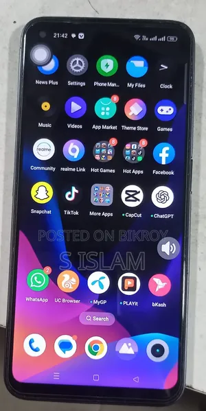 Realme Narzo 50 128 GB Gold