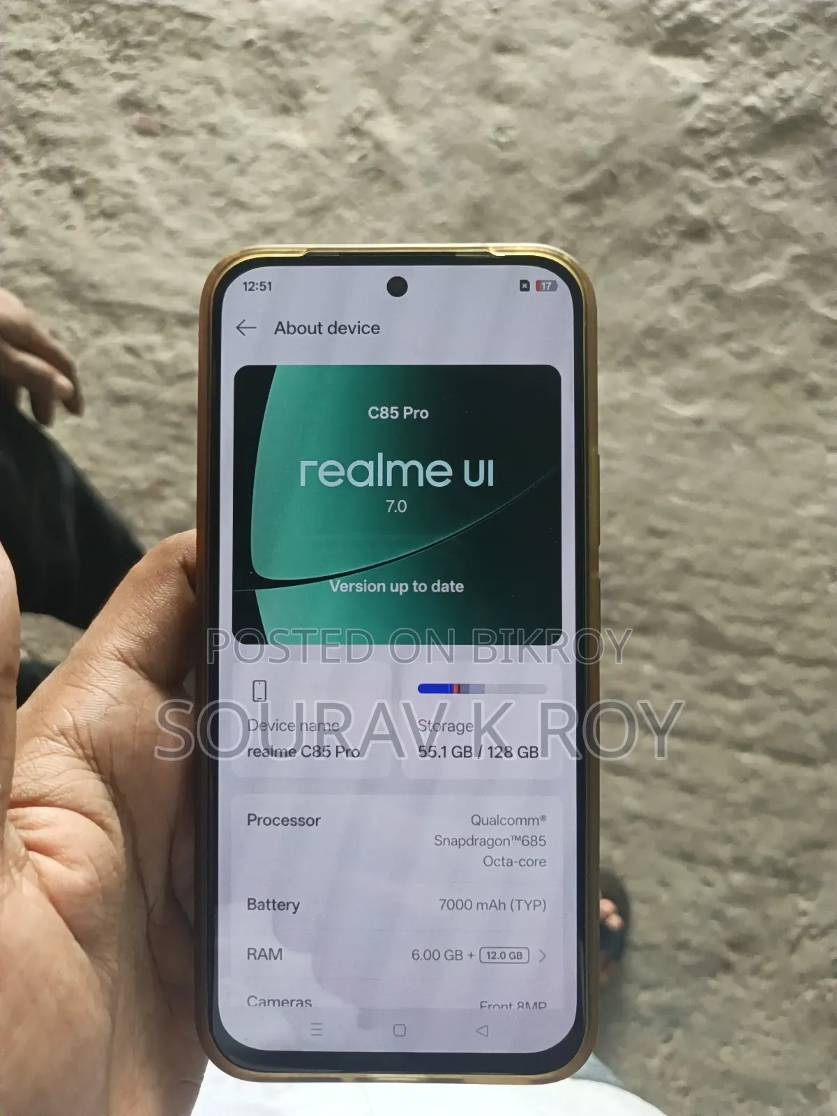 New Realme C85 Pro 128 GB Blue