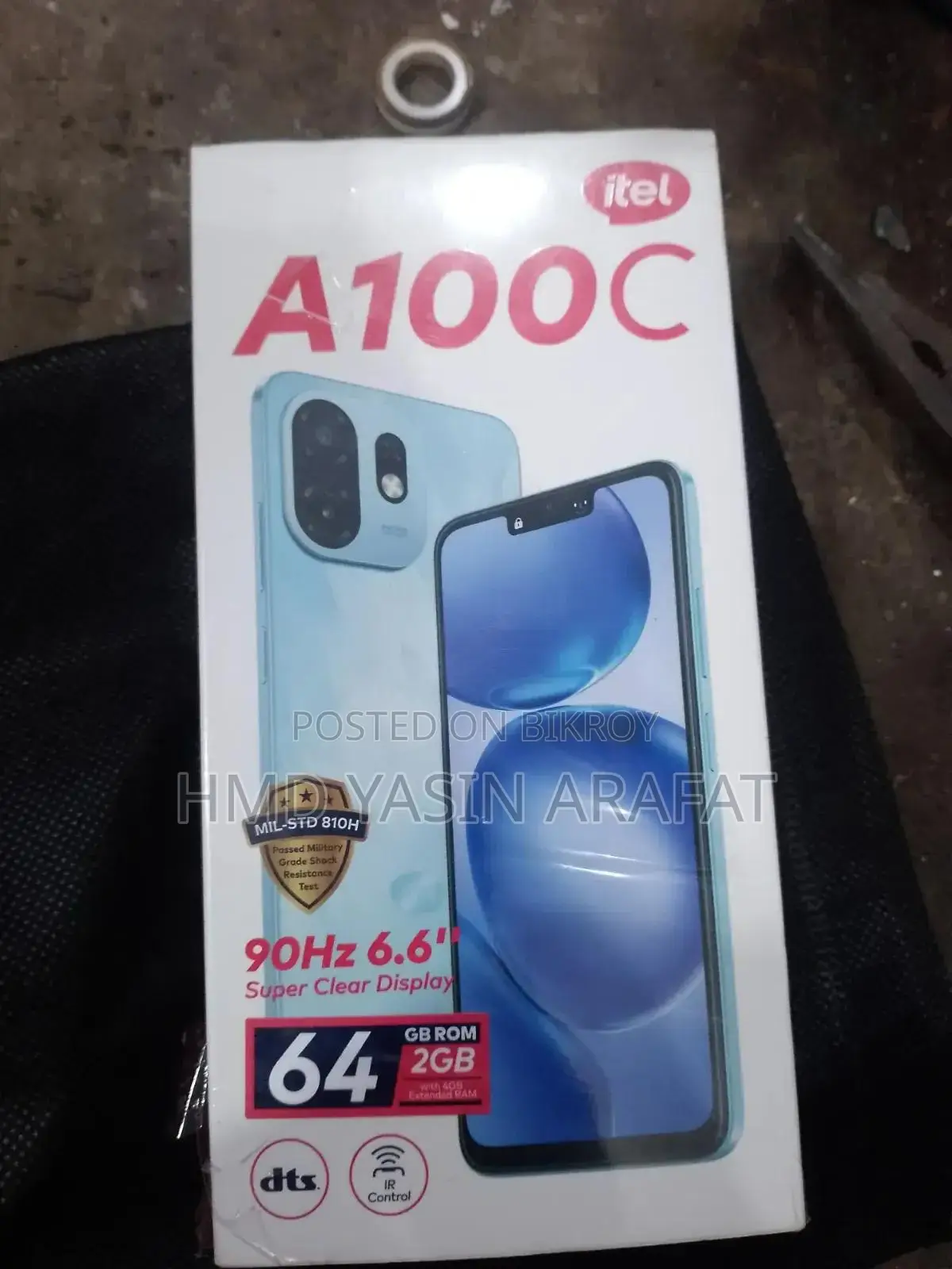 New Itel A100C 64 GB Silver