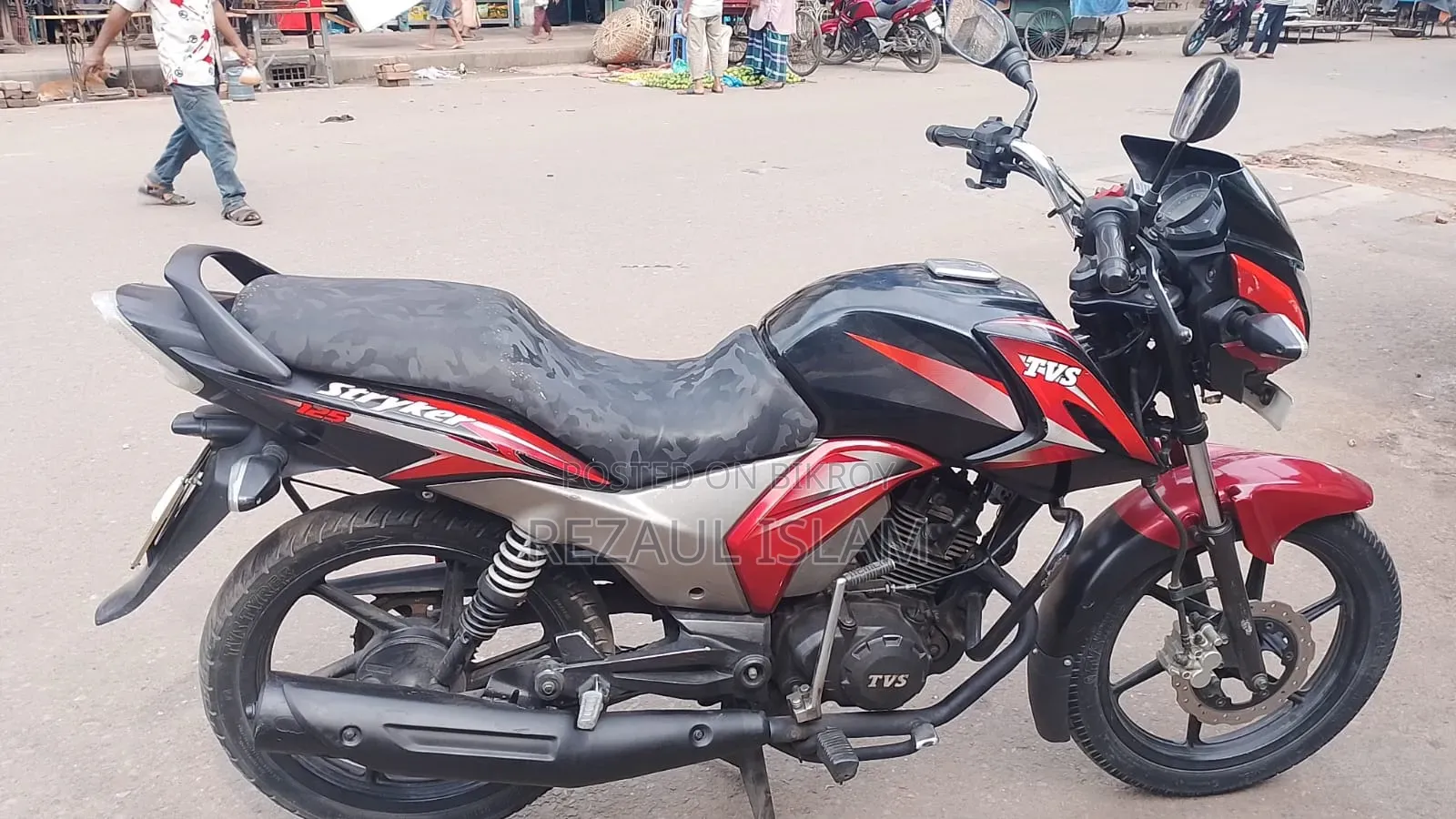 টিভিএস স্ট্রাইকার ১২৫ ২০২২ লাল