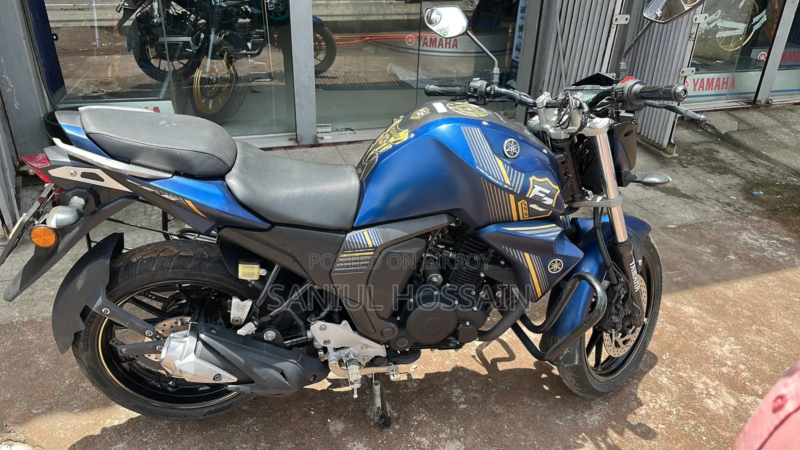Yamaha FZS V2 2023 ব্লু