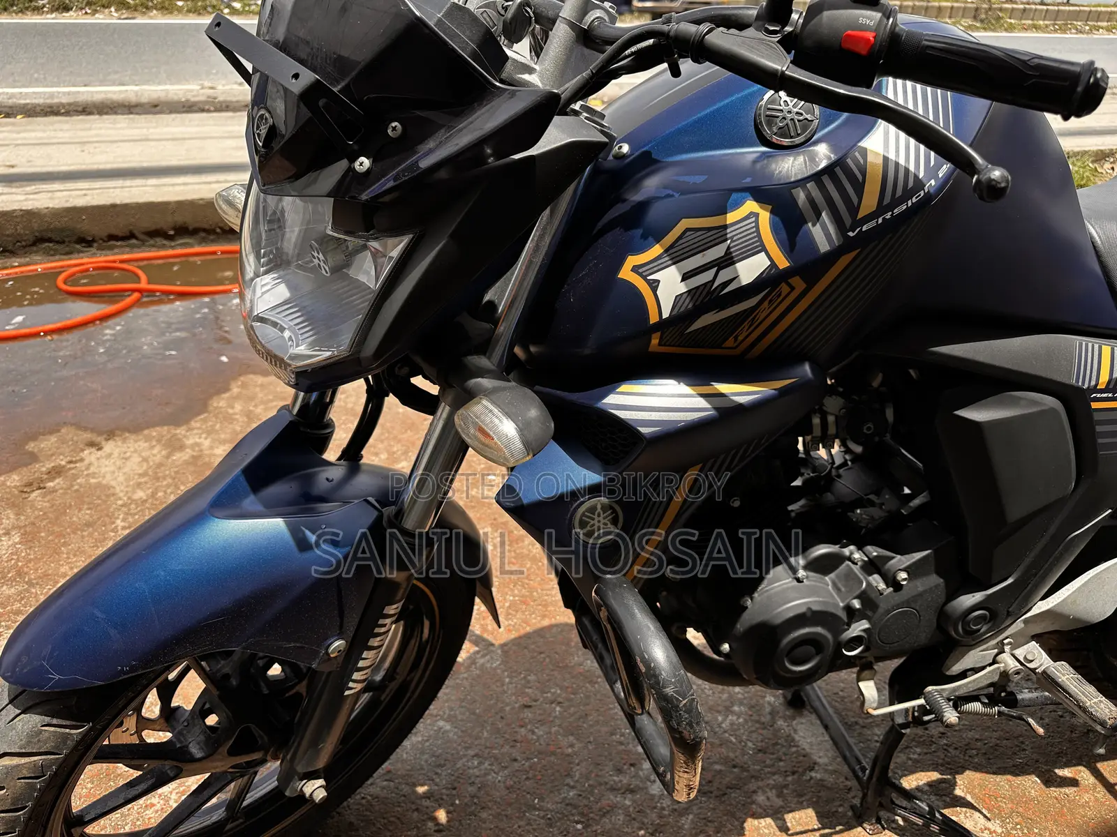 Yamaha FZS V2 2023 ব্লু