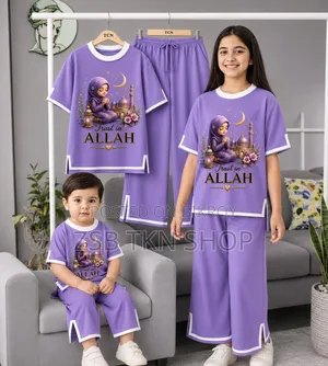 Girls Half Sleeve T-Shirt & Pant Set
