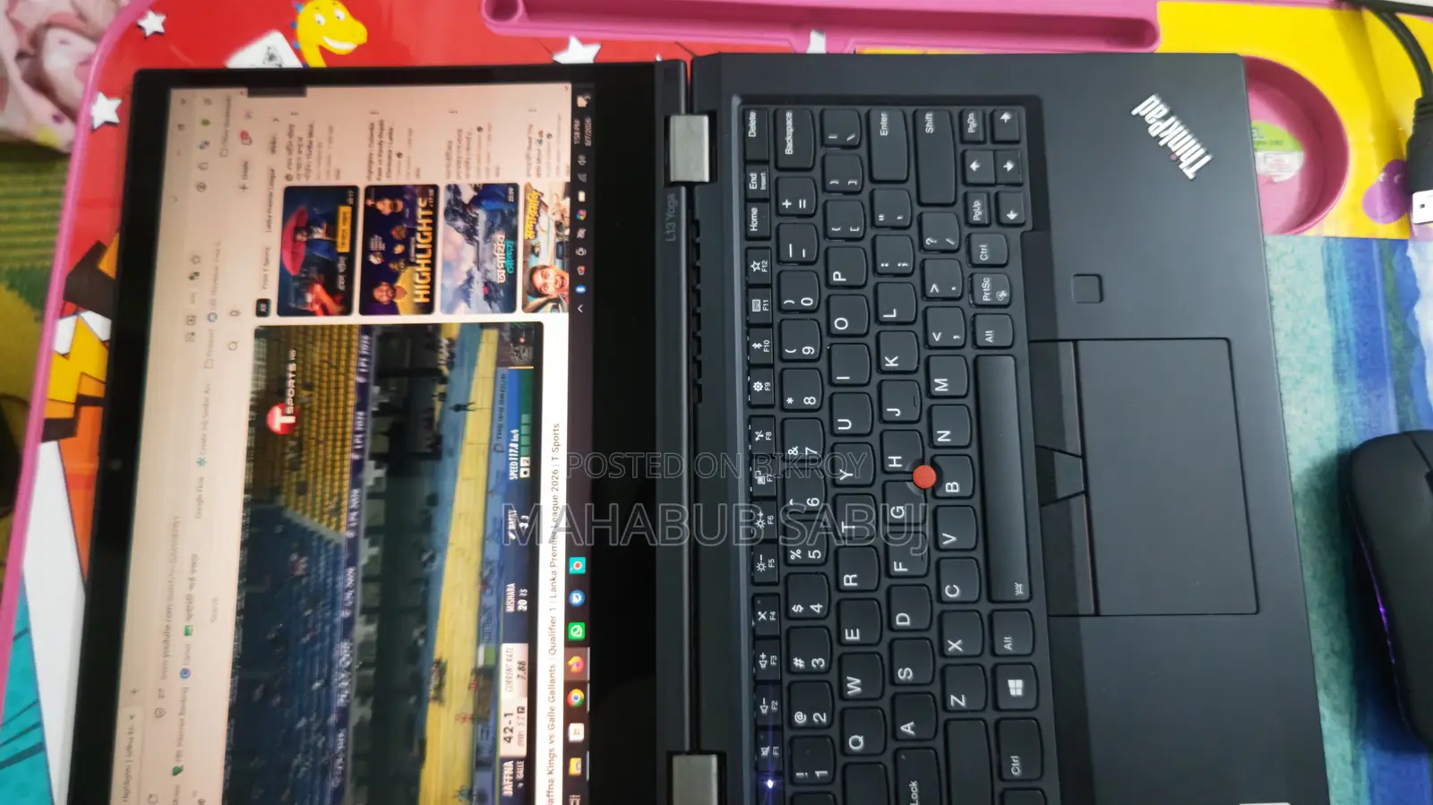 Laptop Lenovo ThinkPad L13 Yoga 16GB Intel Core i5 SSD 256GB