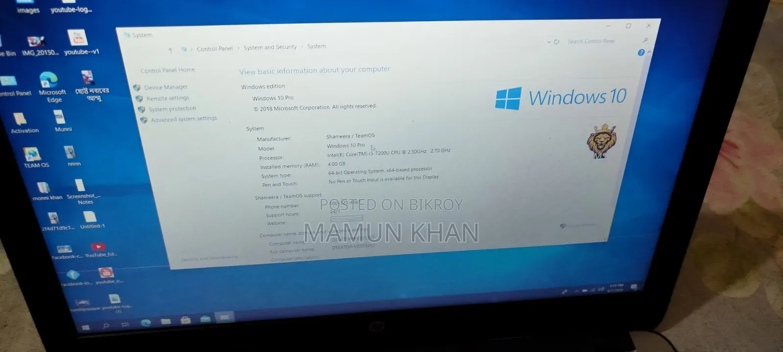 Laptop HP 4GB Intel Core i5 HDD 320GB