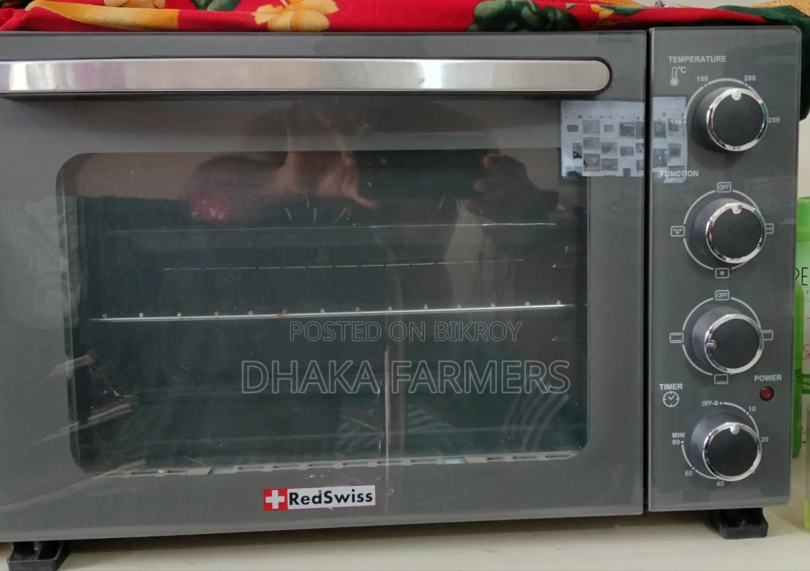 Red Swiss Electric Oven 30 Liters