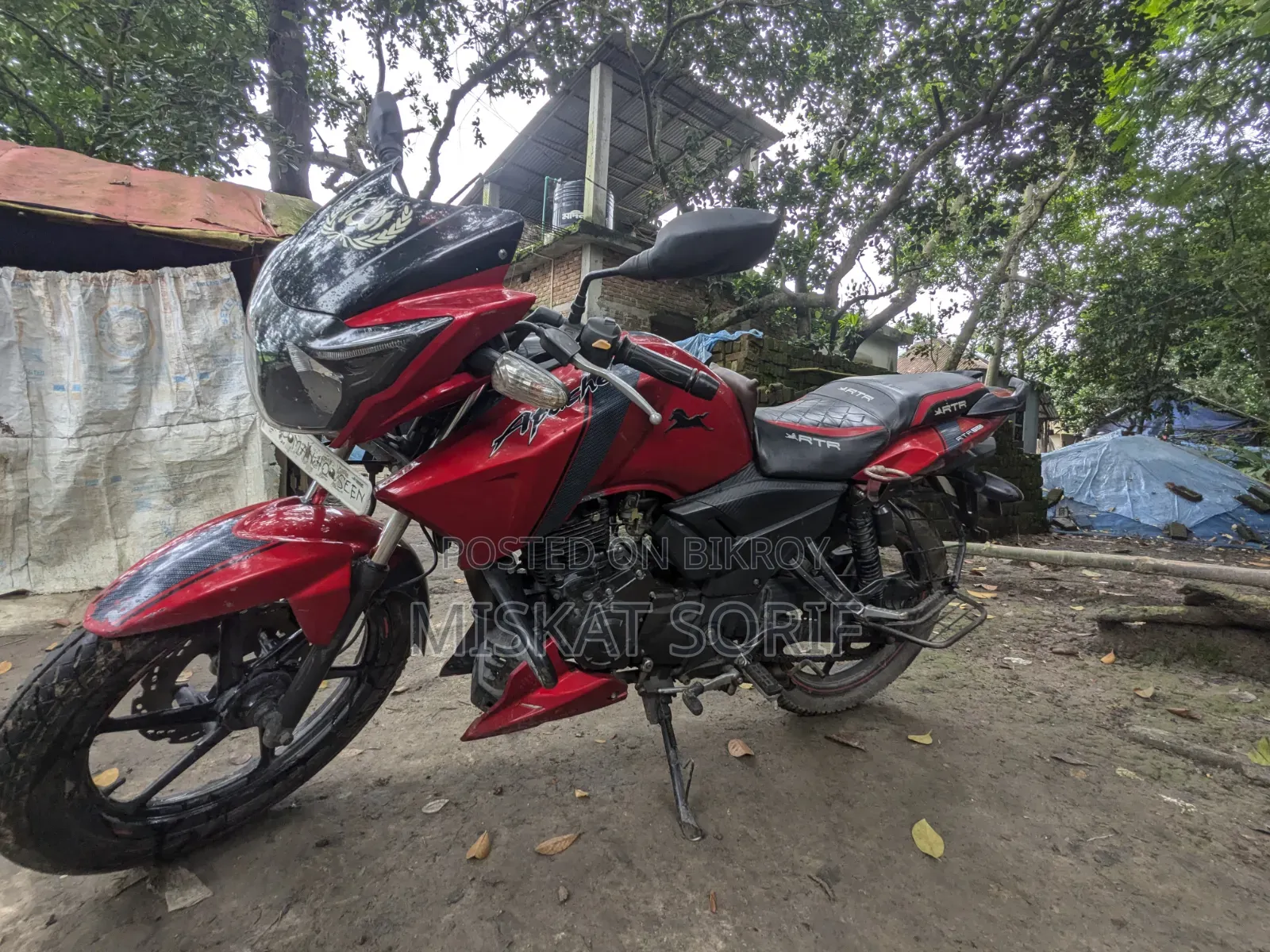 New TVS Apache RTR 160 2V 2016 Red