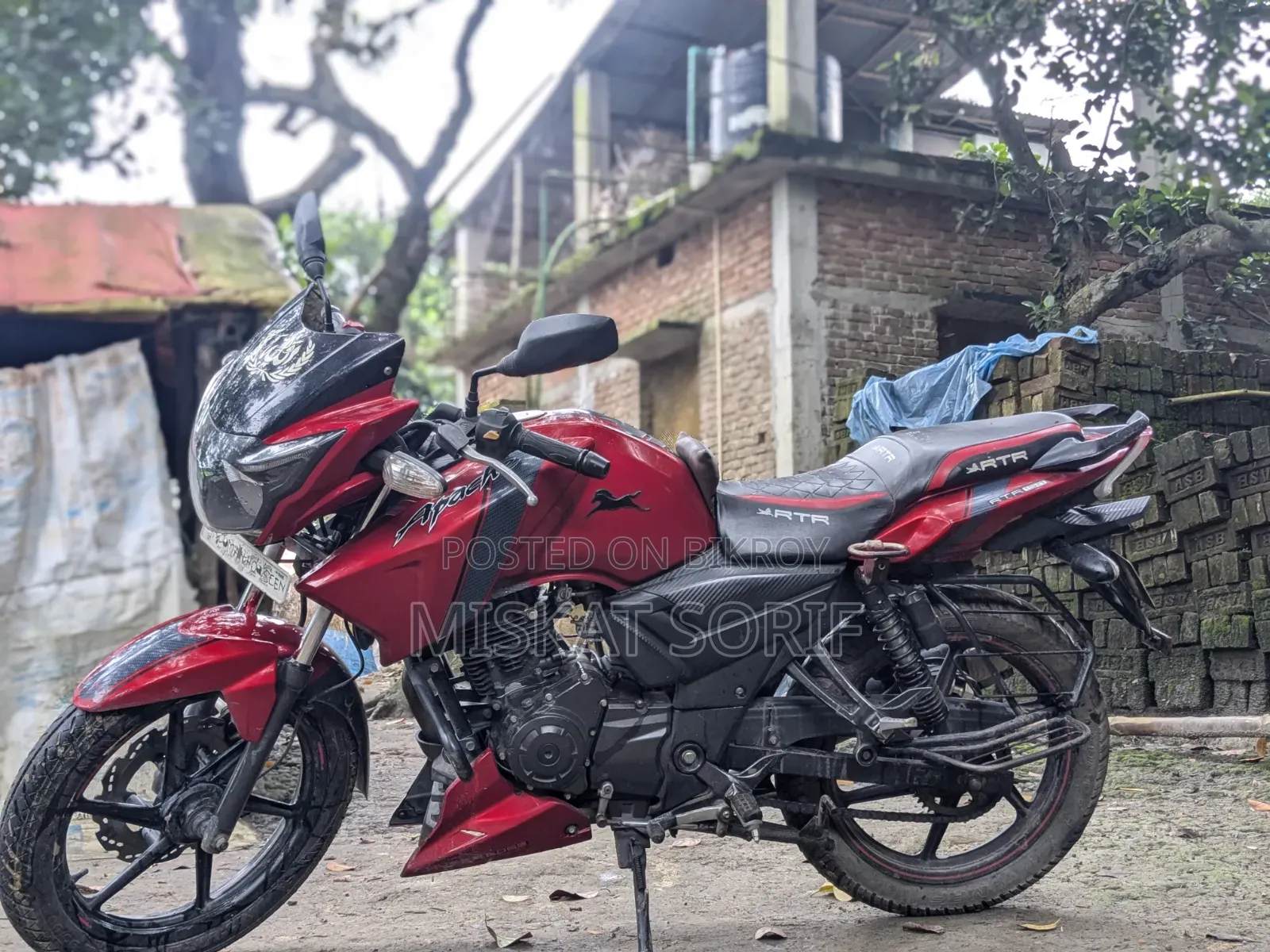 New TVS Apache RTR 160 2V 2016 Red
