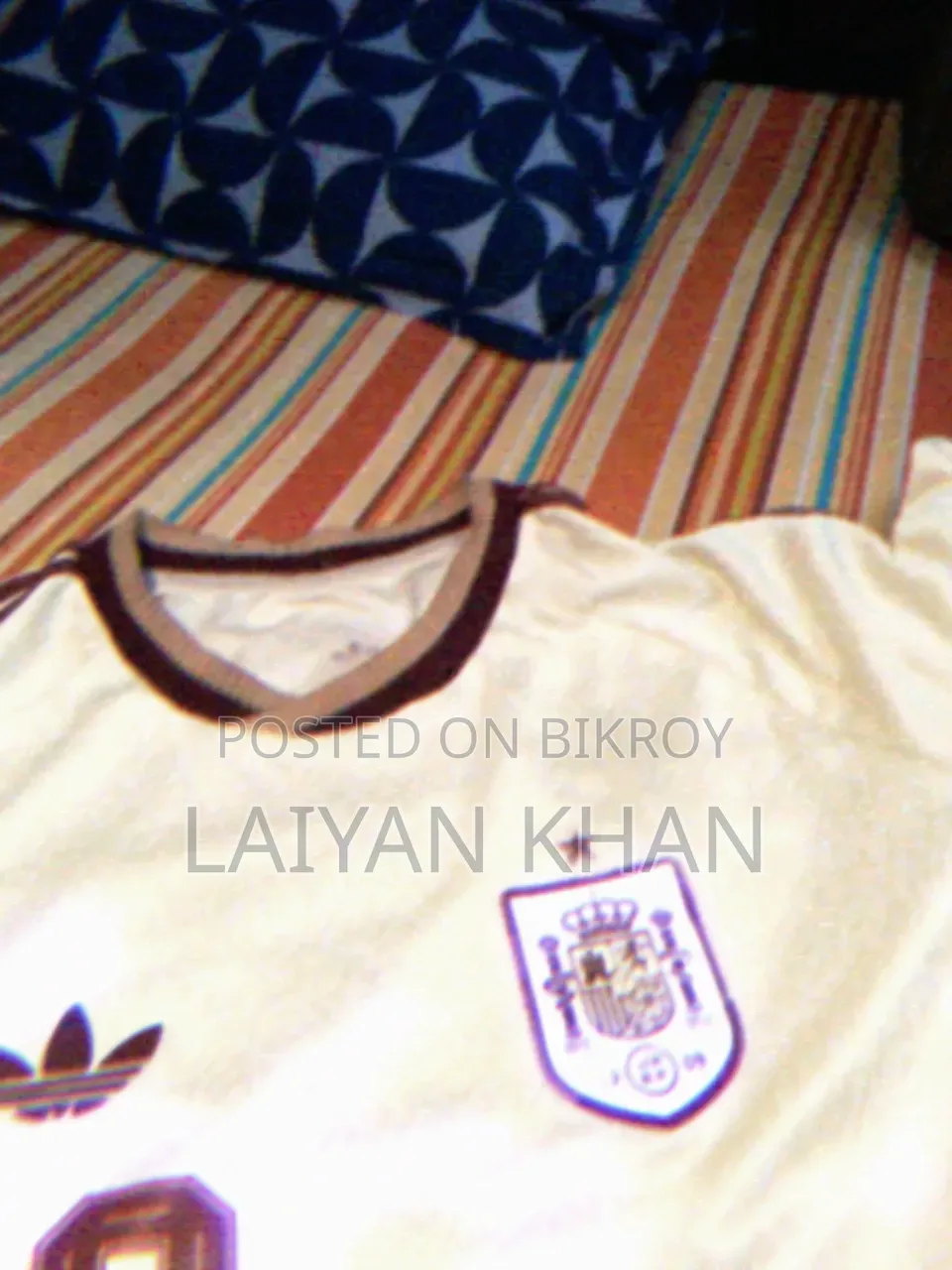 Spain’s Football Jersey With Lamine Yamal Front