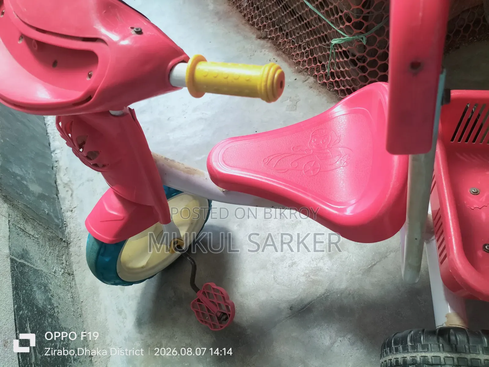RFL Pink Tricycle for Kids 2-5 Years