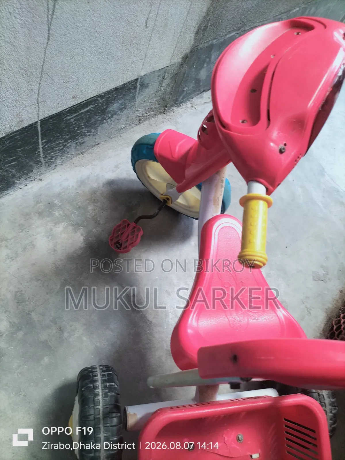 RFL Pink Tricycle for Kids 2-5 Years