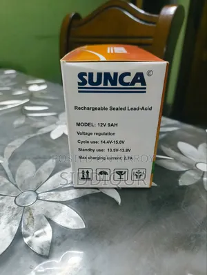 Sunca Rechargeable Sealed Lead Acid 12v 9AH