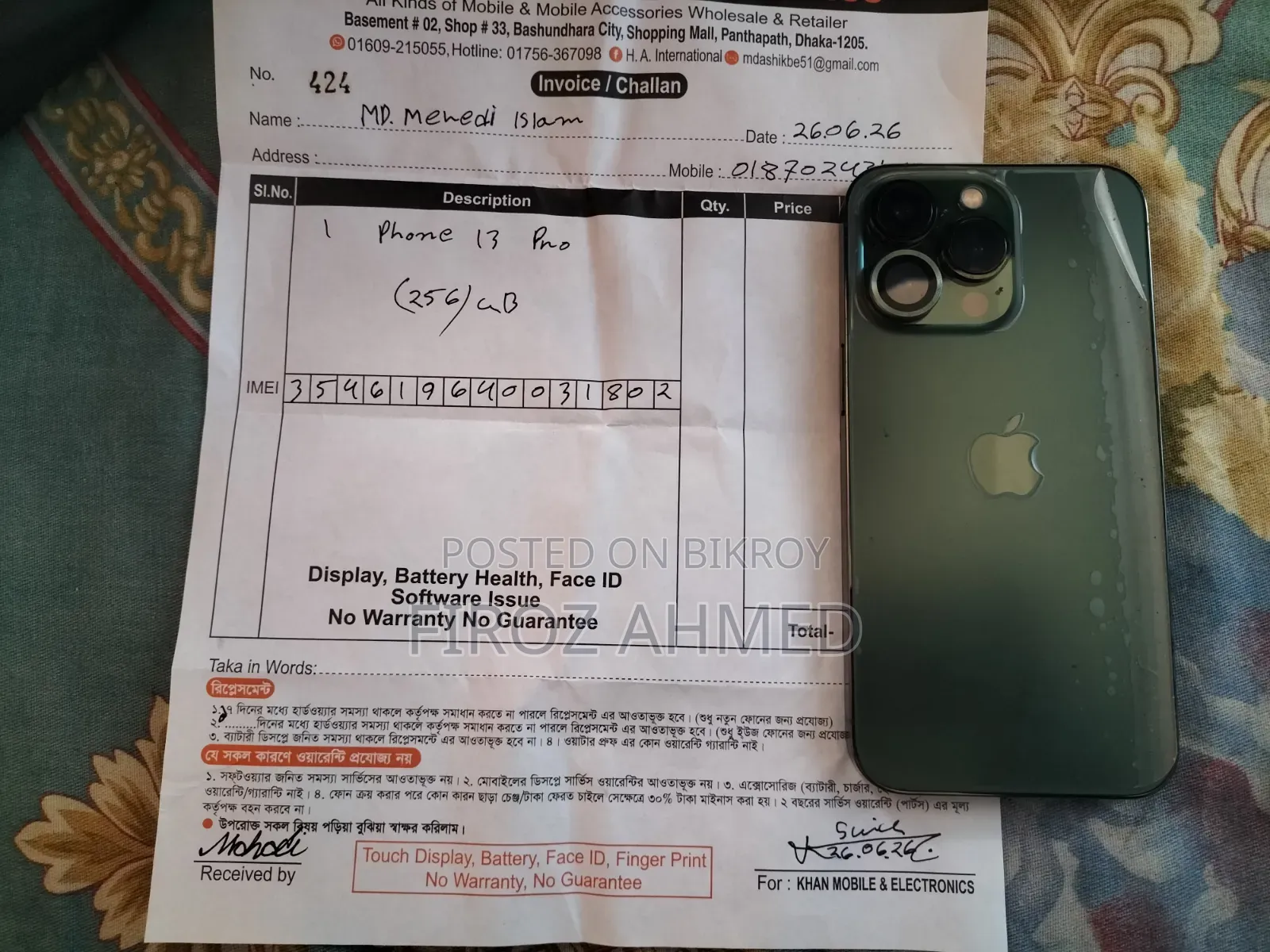 Apple iPhone 13 Pro 256 GB Gray