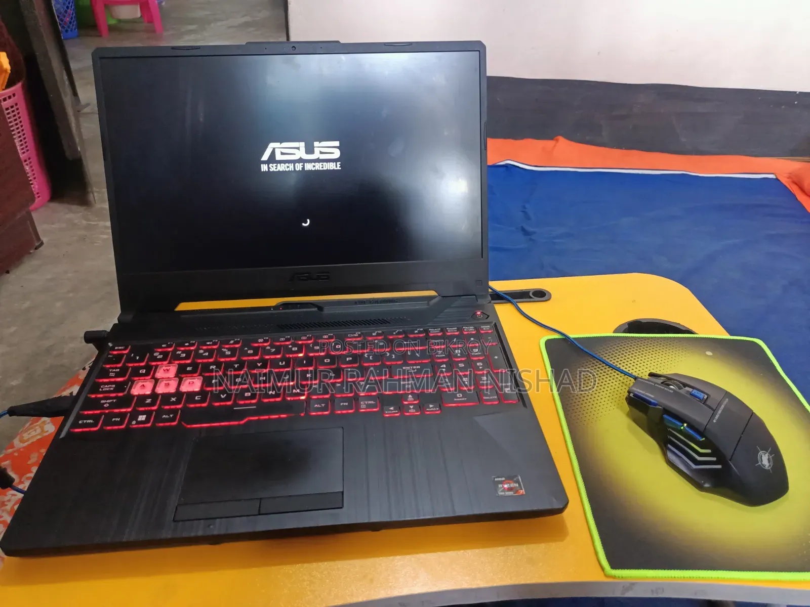 Laptop Asus TUF Gaming A15 16GB AMD Ryzen 7 SSD 512GB