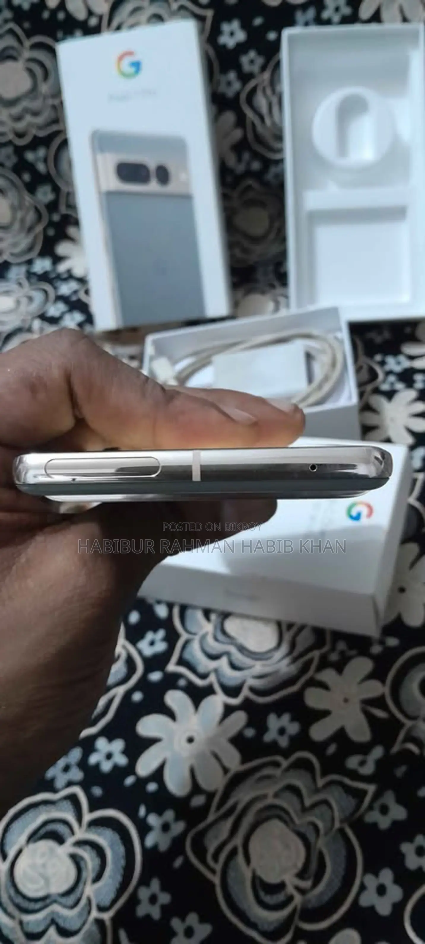 গুগল পিক্সেল ৭ প্রো ১২৮ জিবি গোল্ড