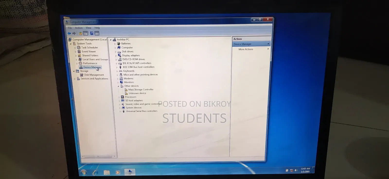 Laptop Toshiba A50 2GB AMD SSD 350GB