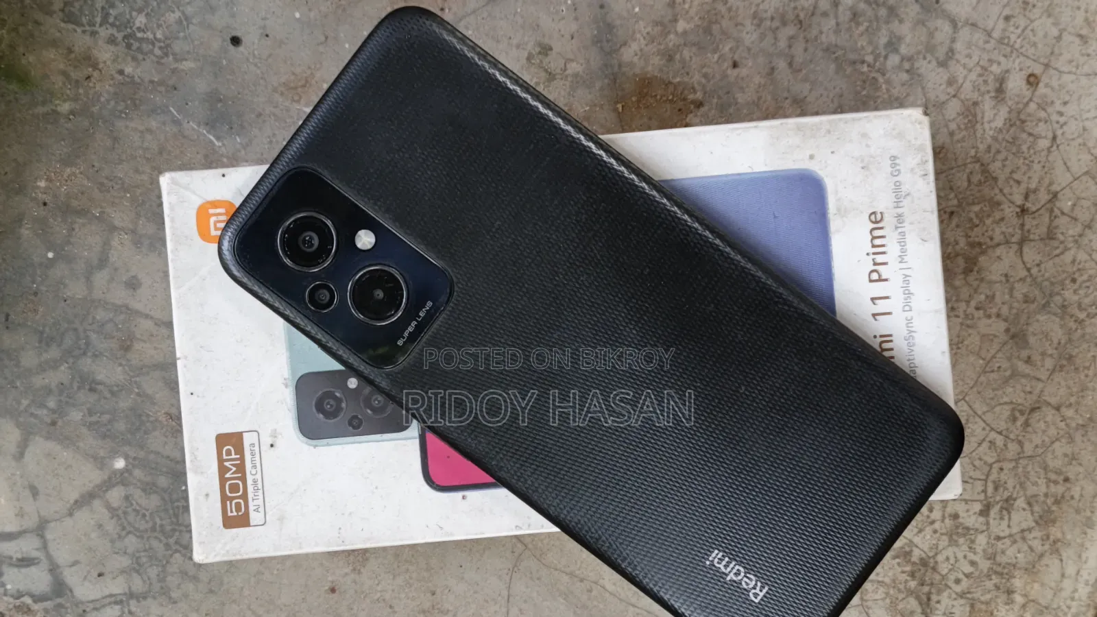 শাওমি রেডমি ১১ প্রাইম ৬৪ জিবি কালো