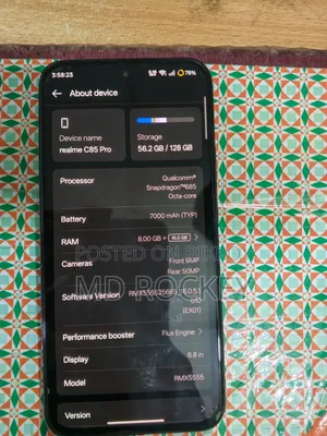 Realme C85 4G 128 GB ব্রোঞ্জ