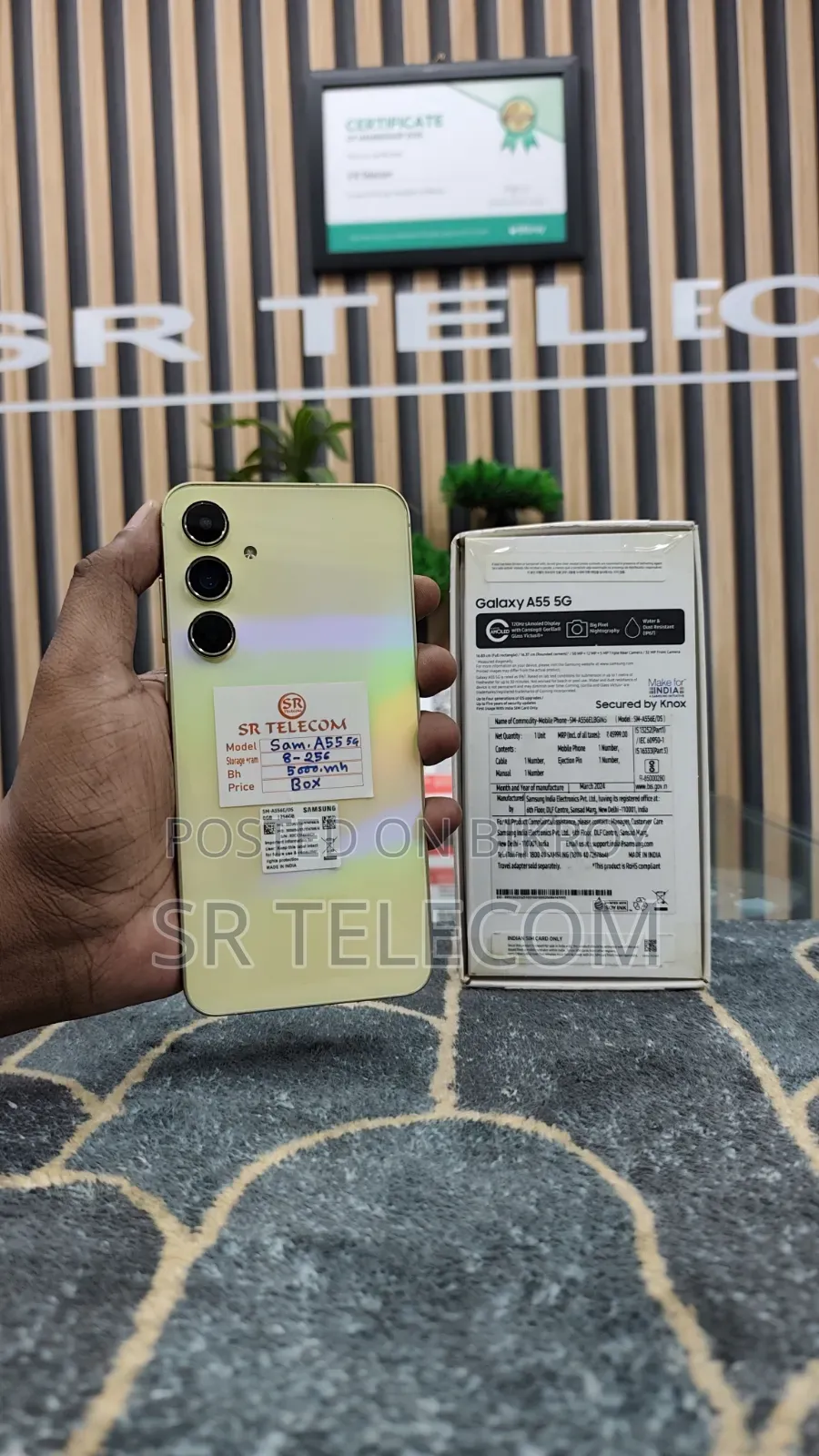 Samsung Galaxy A55 256 GB Gold