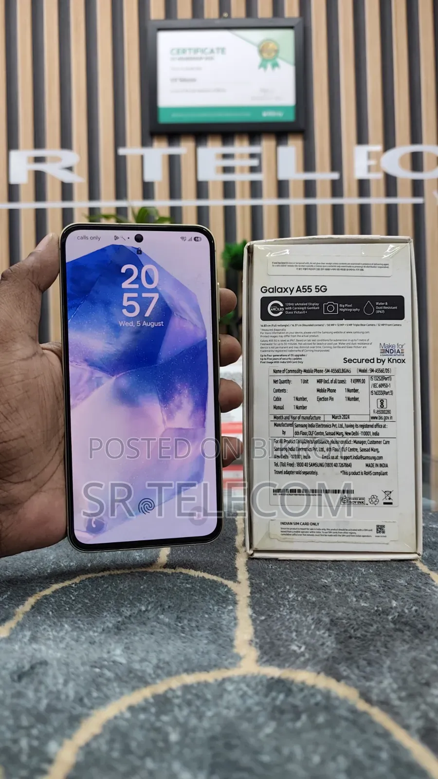 Samsung Galaxy A55 256 GB Gold