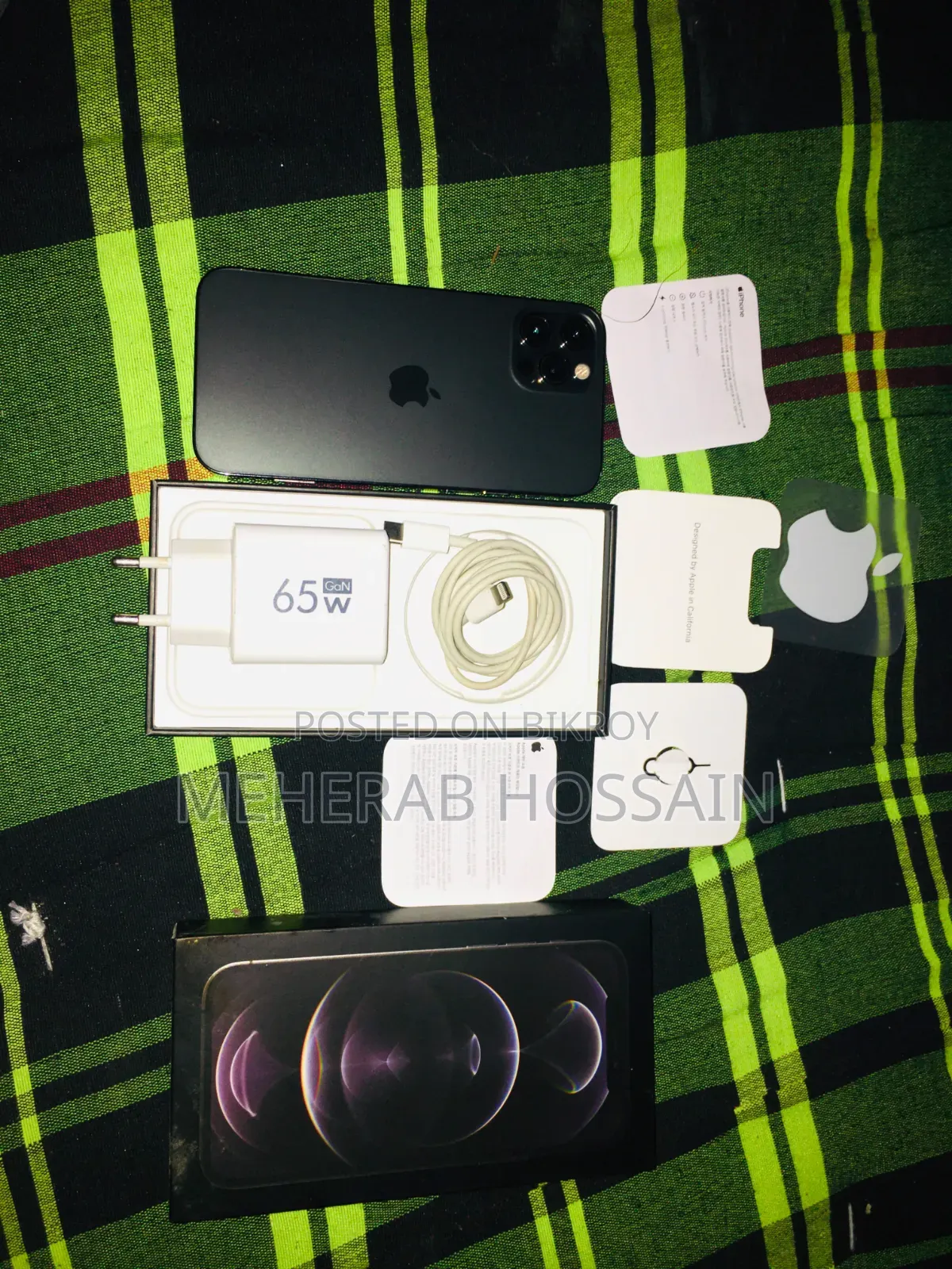 অ্যাপল আইফোন ১২ প্রো ২৫৬ জিবি ব্ল্যাক