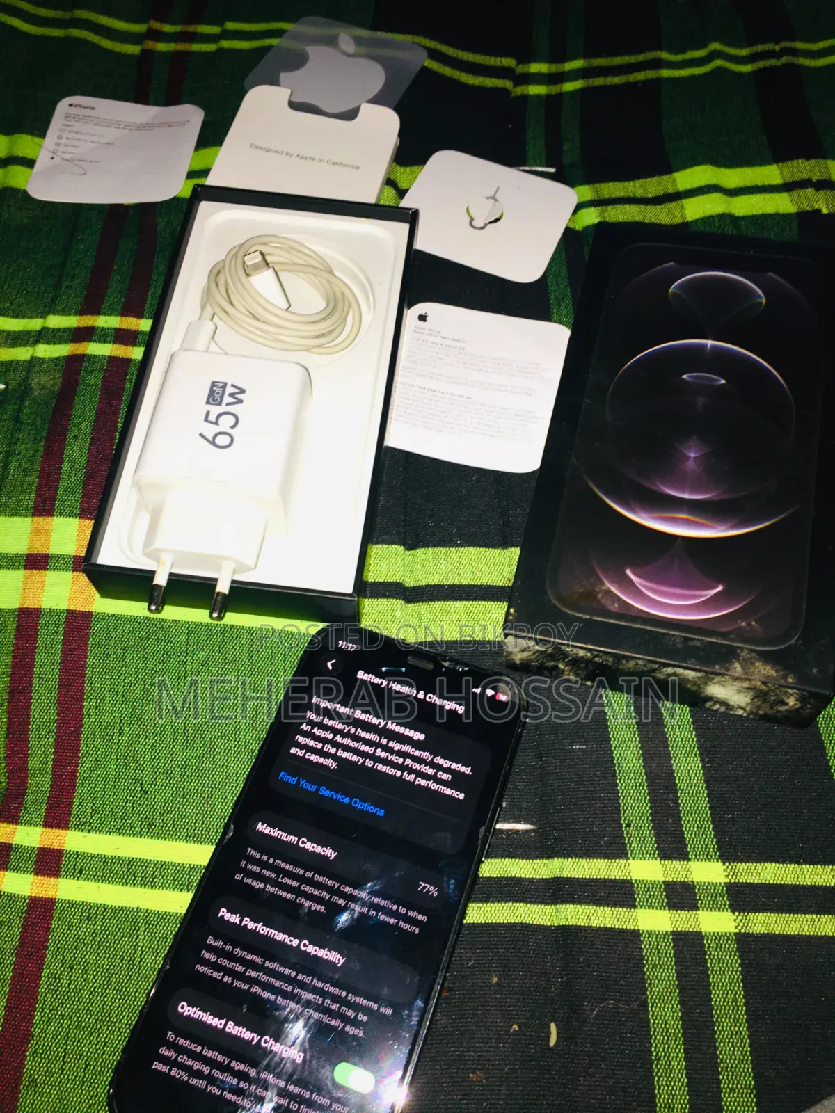 অ্যাপল আইফোন ১২ প্রো ২৫৬ জিবি ব্ল্যাক