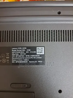 Laptop Lenovo V330 4GB Intel Core i3 1TB HDD
