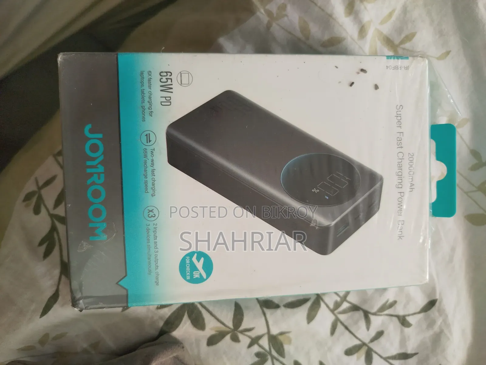 Joyroom 20000Mah 65 Watt Power Bank