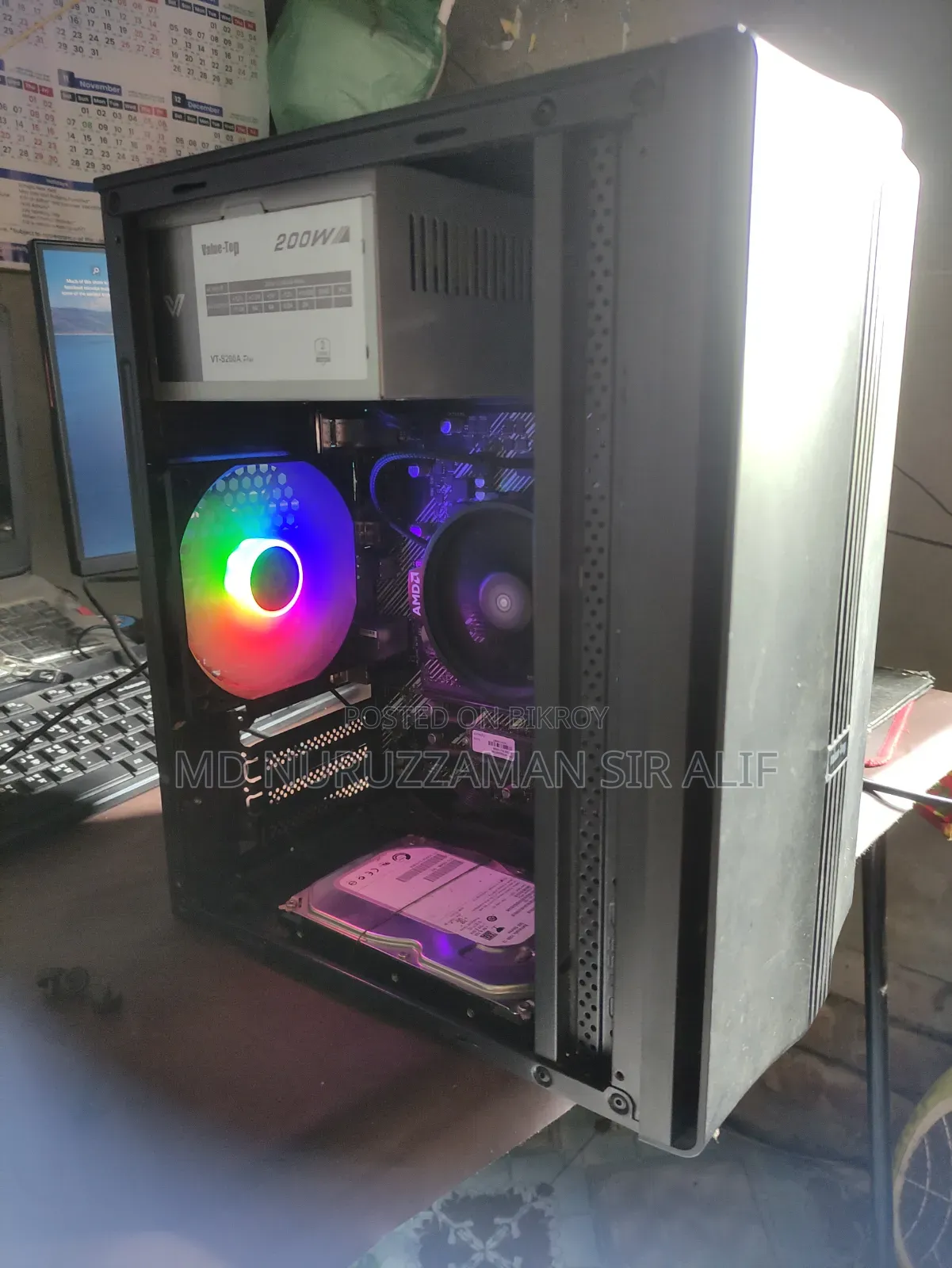 Desktop Computer 16GB AMD Ryzen 5 HDD+SSD 1T
