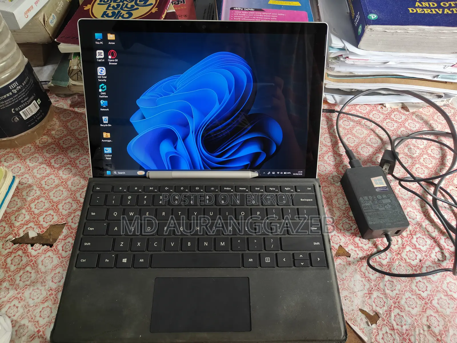 Laptop Microsoft Surface Pro 7 8GB Intel Core i5 SSD 256GB