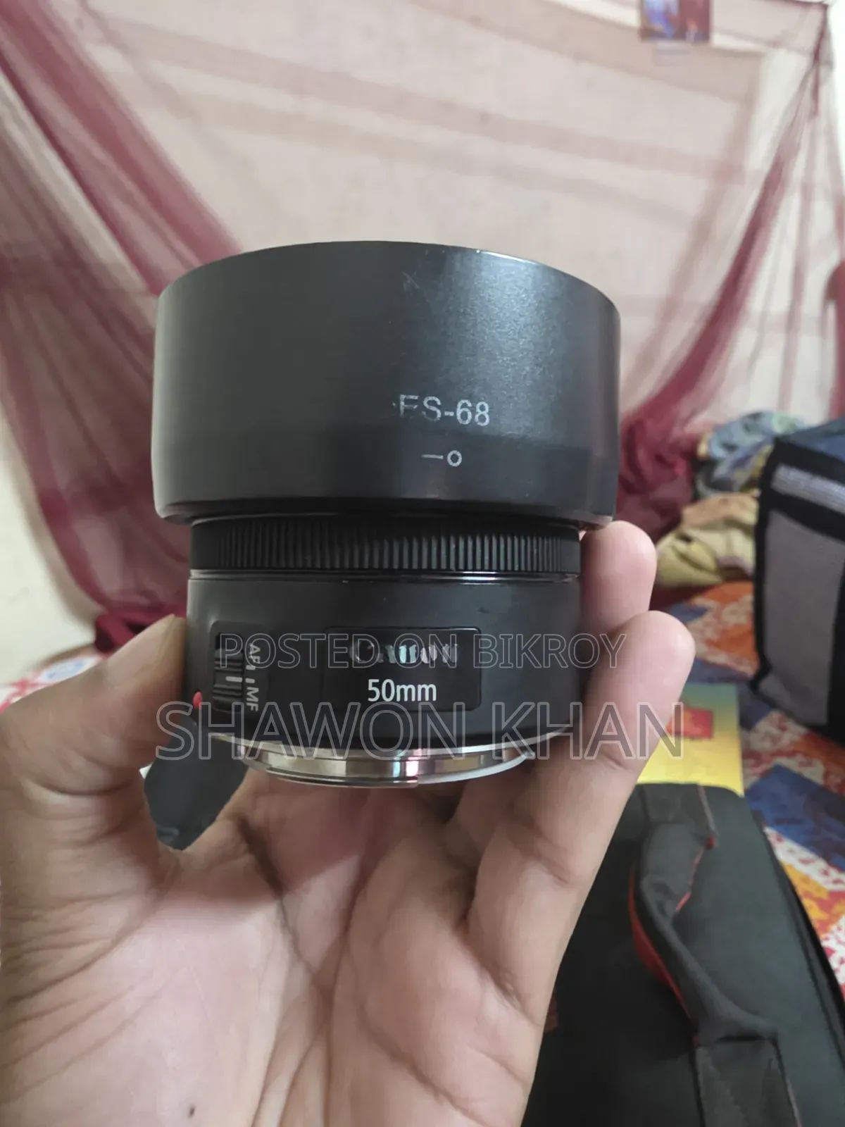 Canon 1200D Camera, with Canon EF Lens 50 Mm 1.4 STM