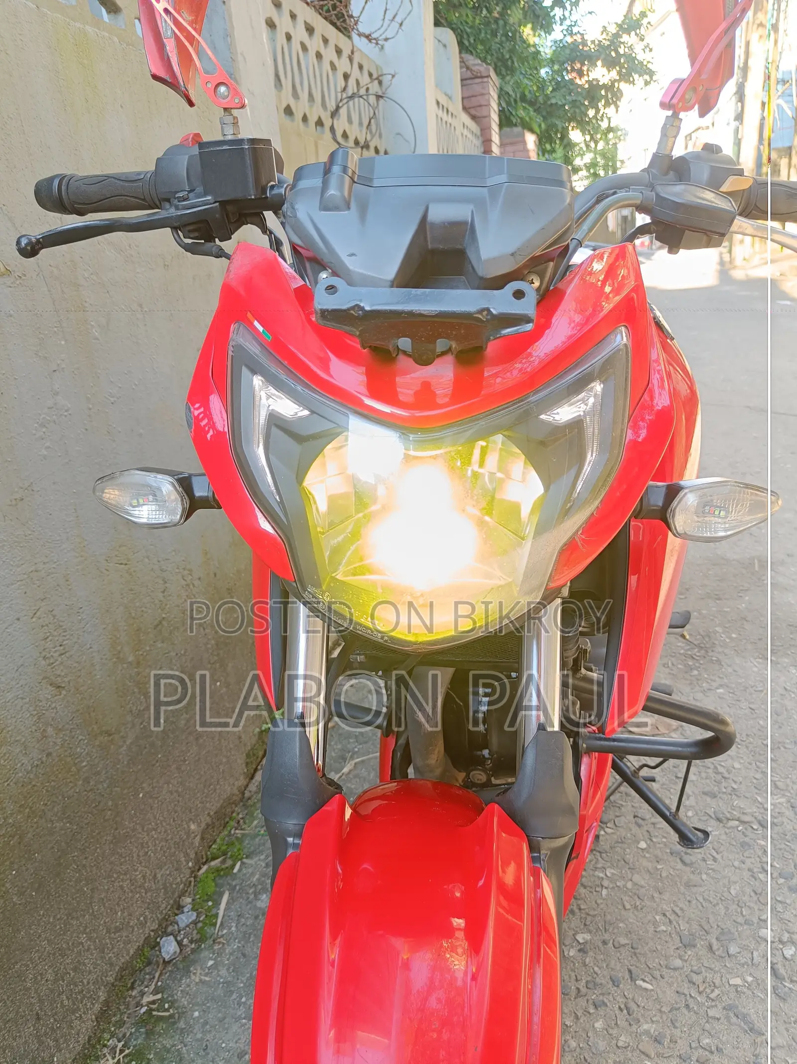TVS Apache 160 4V 2019 Red