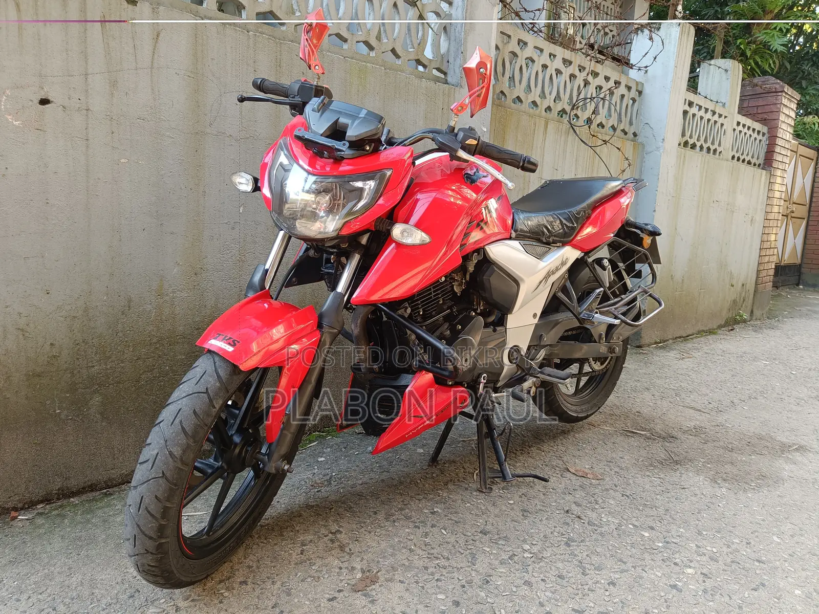 TVS Apache 160 4V 2019 Red